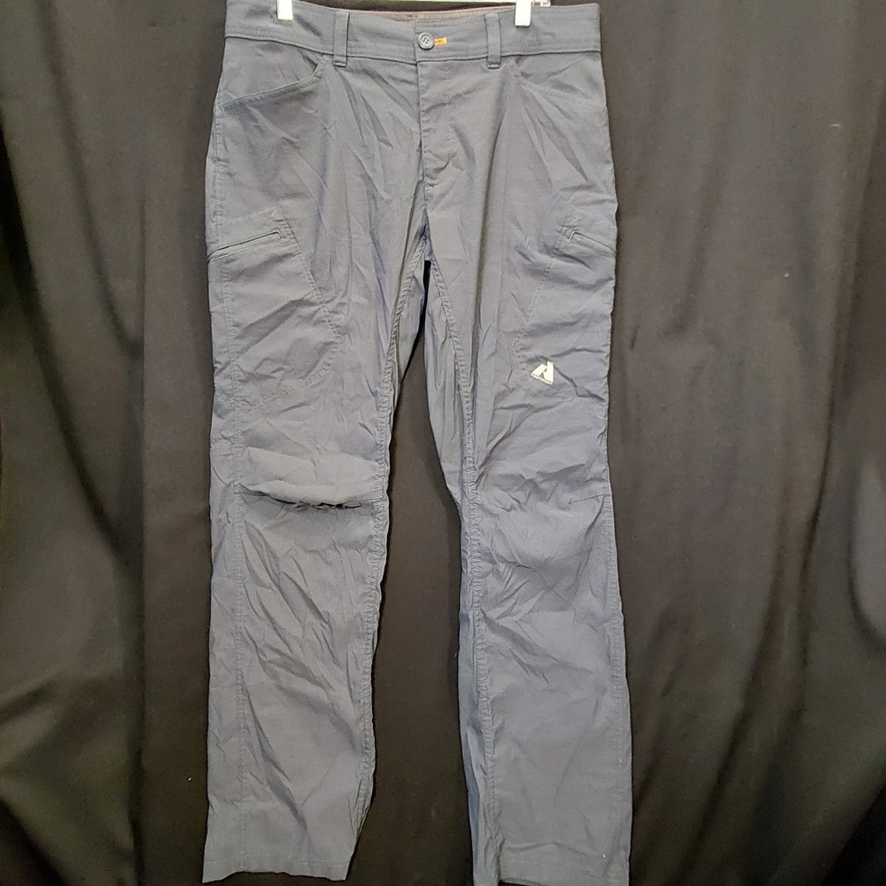 Eddie Bauer First Ascent Guide Pro Pants Mens 35x34 Dark Slate Gray Nylon Hiking